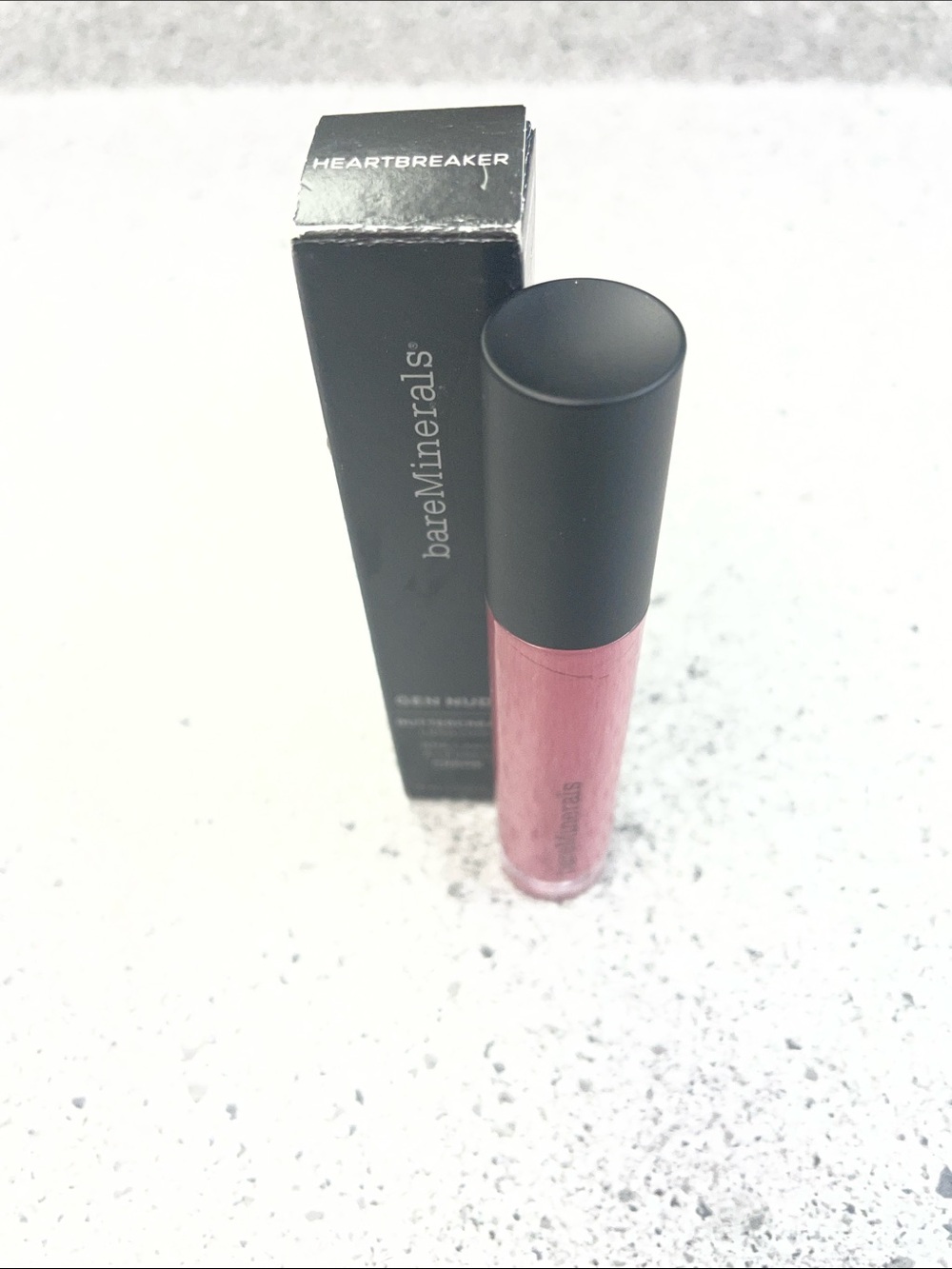bareMinerals Pink Shimmer Lip Gloss - Heartbreaker